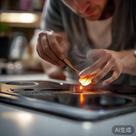 集成灶打火孔堵塞，注意保养易解