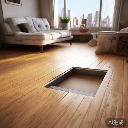 木质地板排除藏保险柜