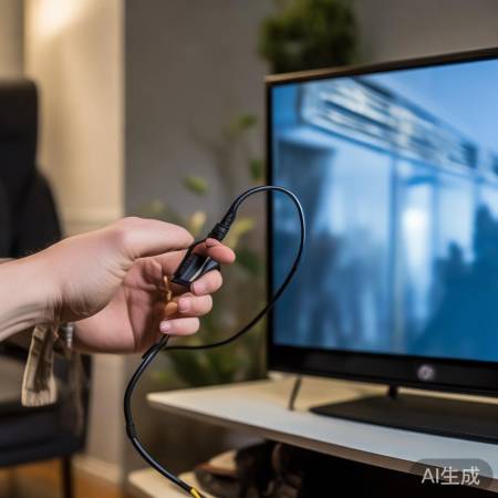 检查电视电源线