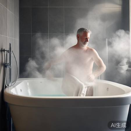 测试后重启电源，享热水澡