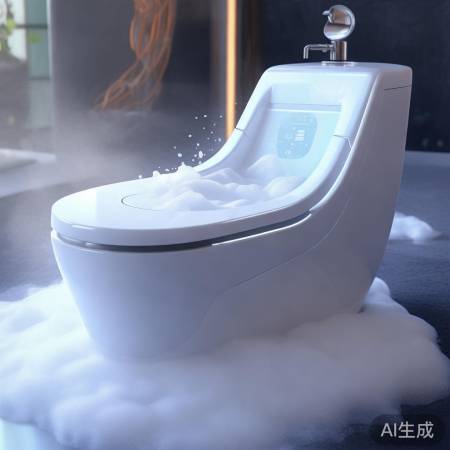 爽洁康智能马桶极速响应教导√智能马桶300语音泡沫体验：轻松如厕新选择