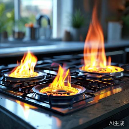 燃气灶直旋火，炒炖两相宜