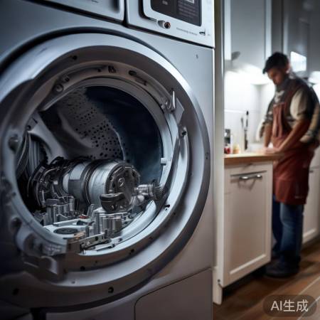 检查洗衣机内部螺丝