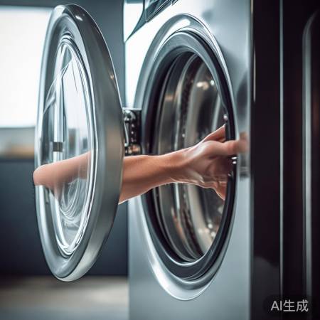 洗衣机门已关紧