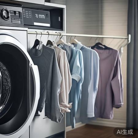 惠而浦洗衣机统一售后服务教导あ洗衣机烘干衣物不再皱巴巴，告别传统烦恼