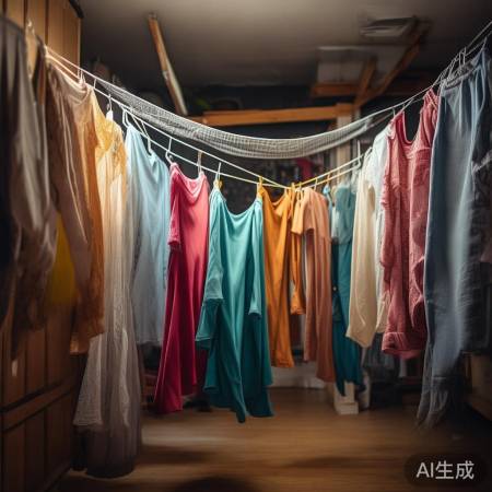 阴凉通风晾衣，避免变形失弹性