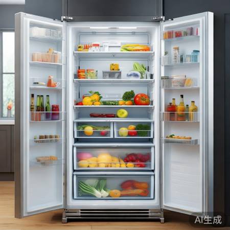 冰箱内部设计合理，果蔬保鲜。