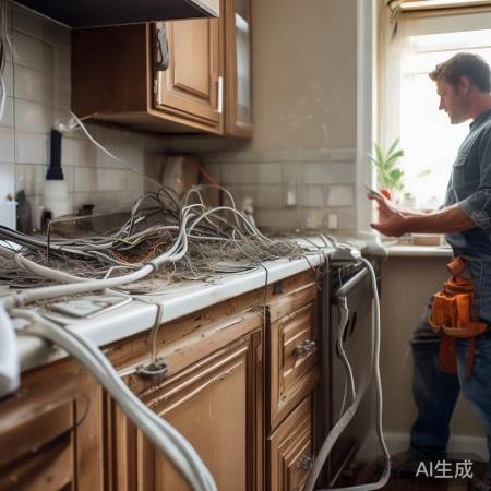油烟机电源线老化需更换