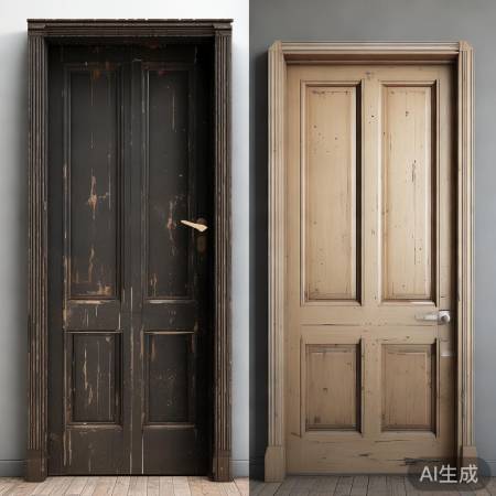 星月神防盗门故障抢修热线解析&防盗门改色改造前后对比效果图赏析