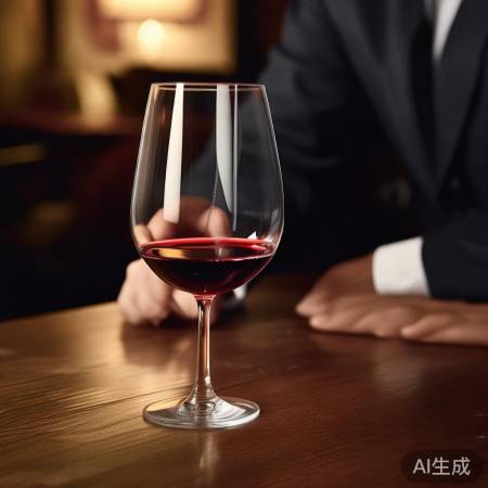 红酒杯45度赏佳酿