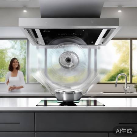 集成灶排烟快，操作简便