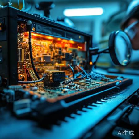 电源灯闪烁，电路板需维修