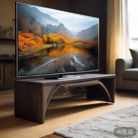 前锋电视机快速报修服务普及，弧度电视机置物架：简约设计，家居新选择