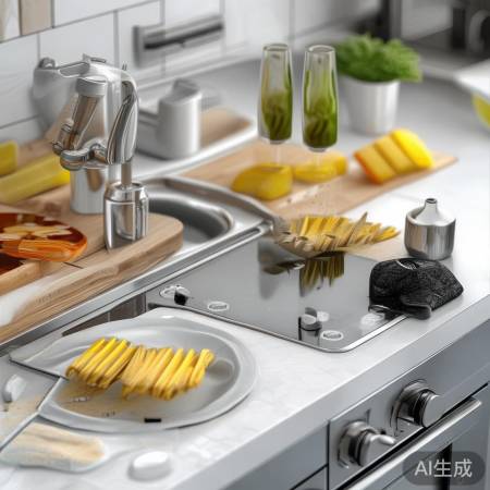 分体灶集成灶清洁技巧图解